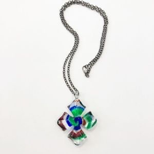 Murano hand blown glass pendant